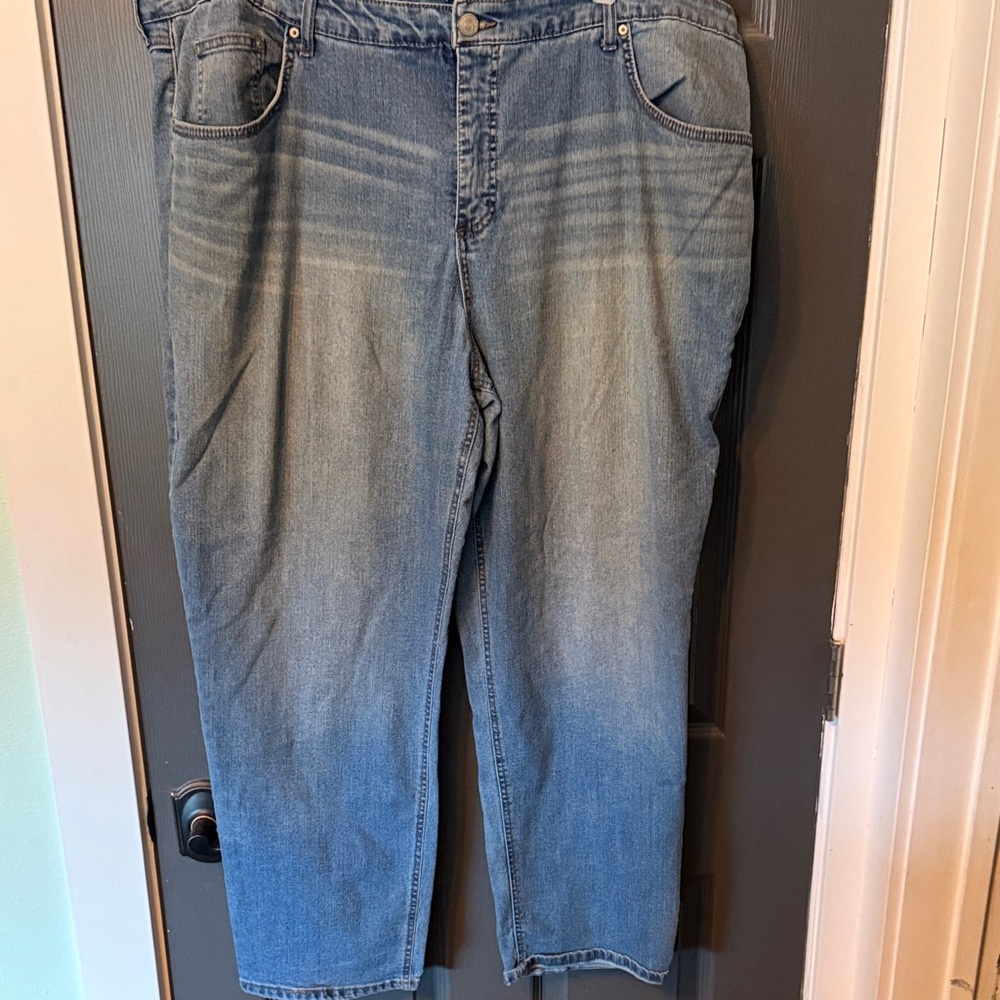 Terra & Sky Relaxed Fit Blue Jeans